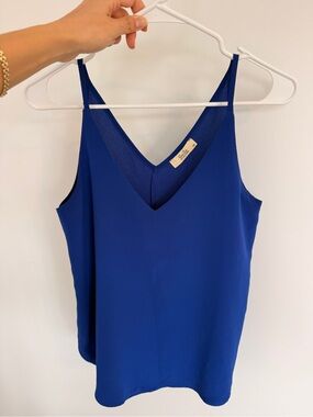 Cobalt V-Neck Sleeveless Camisole